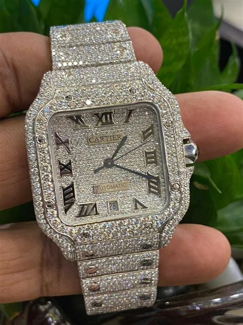 cartier diamond watches for men.